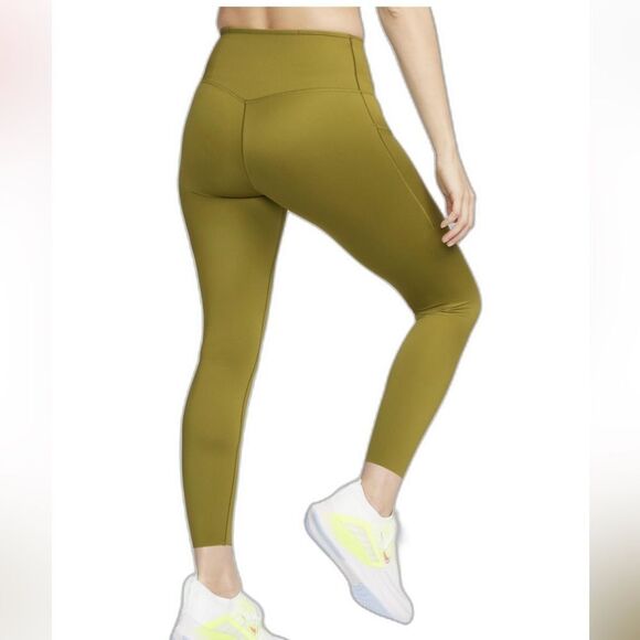 Nike 7/8 Mid Rose Dri Fit Leggings NWOT - Picture 2 of 6